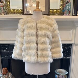 Mossimo Supply Co. Cream Teddy Jacket